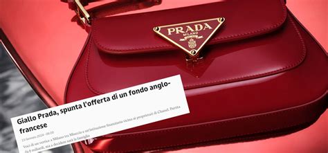 prada il giornale|Il Giornale: un fondo collegato a Chanel vuole acquistare Prada.